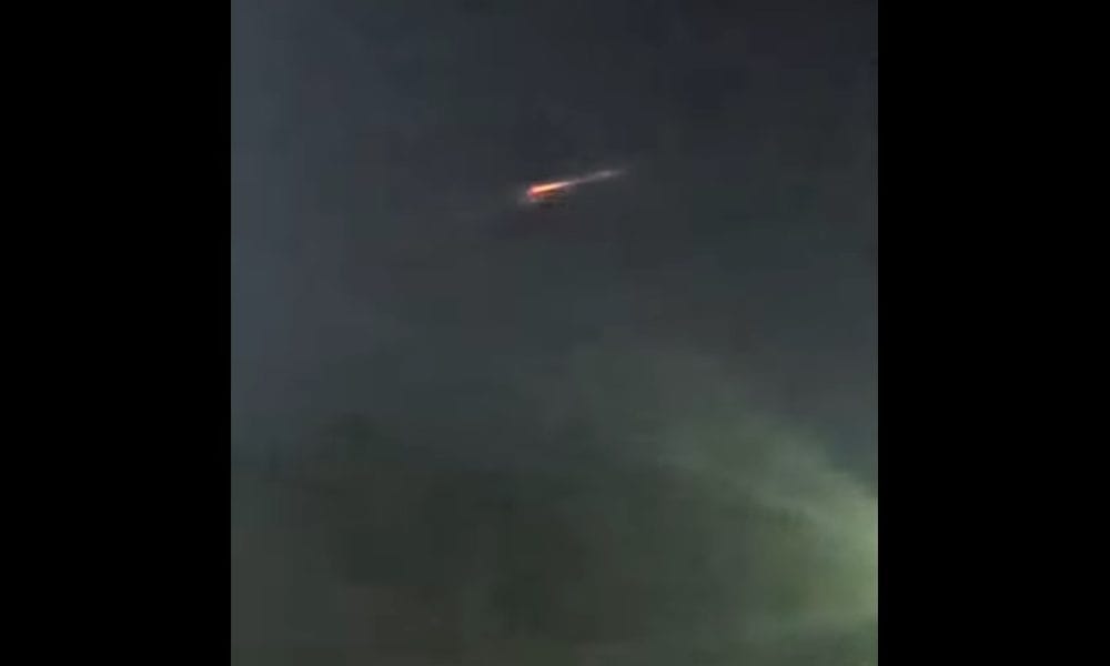 Meteorit pe cerul României