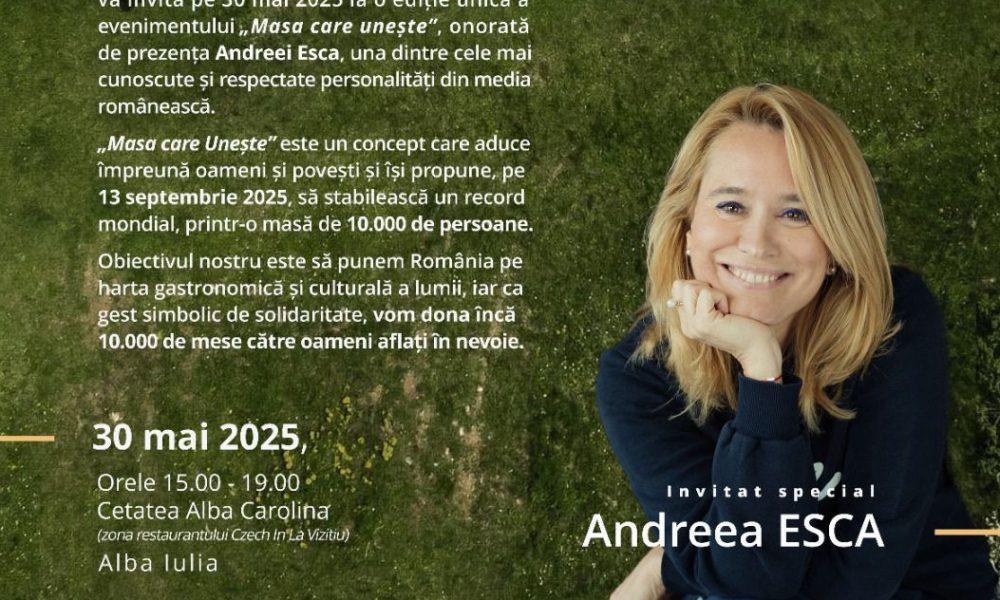 Andrea Esca vine la Alba Iulia