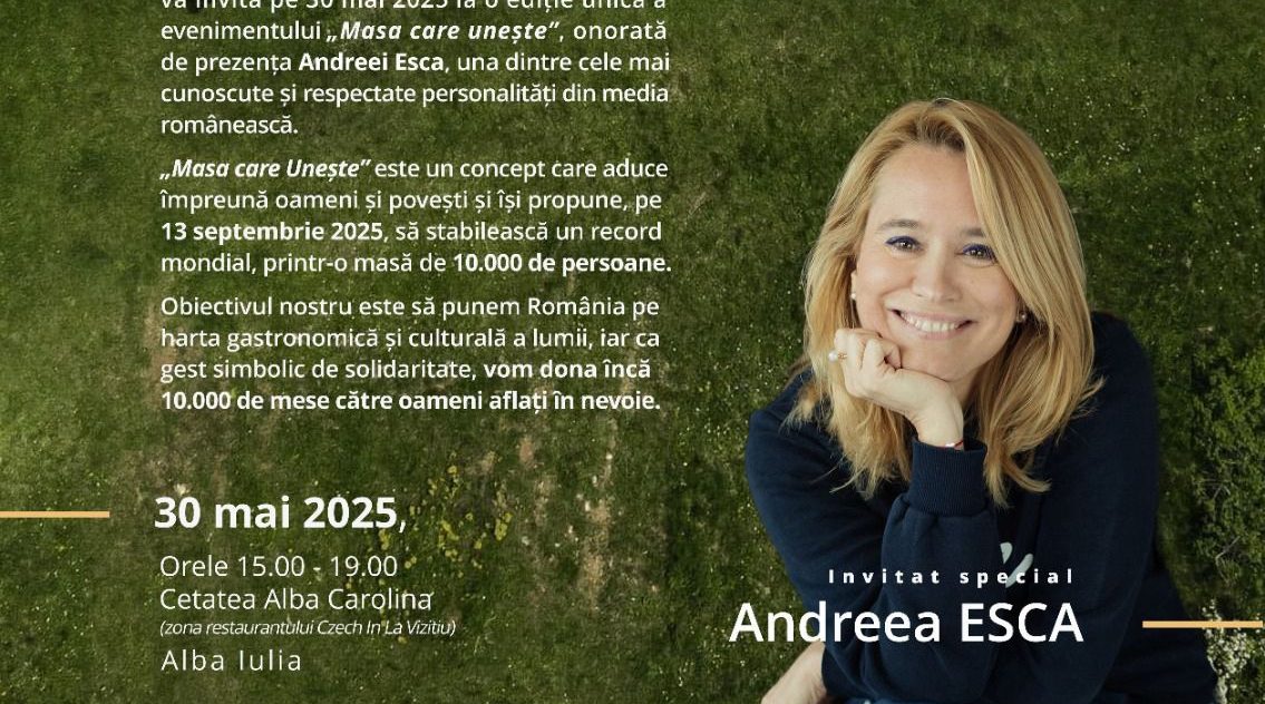 Andrea Esca vine la Alba Iulia