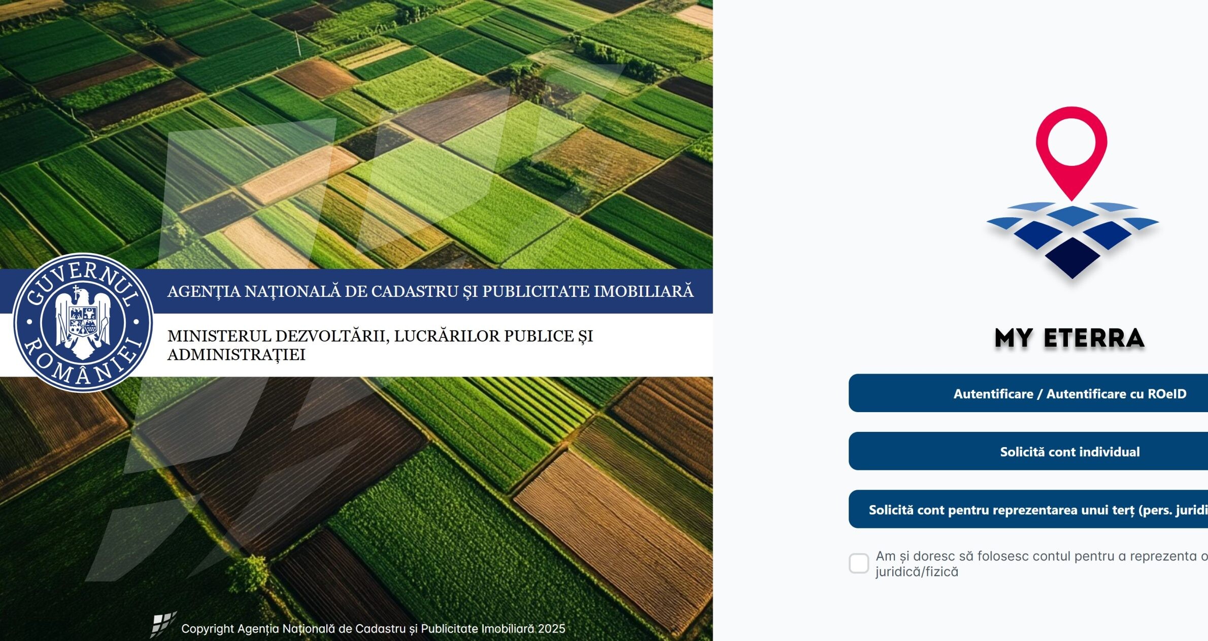 ANCPI: Funcționalitatea „Link de plată” în aplicația e-Terra a fost reactivată de joi. Când vor fi repornite celelalte sisteme