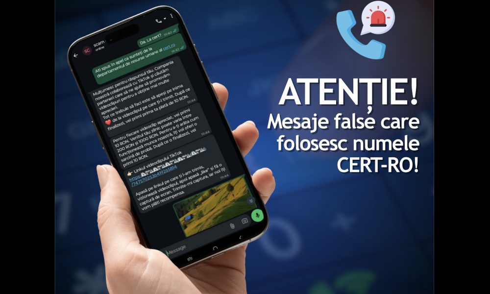 dnsc atenționare