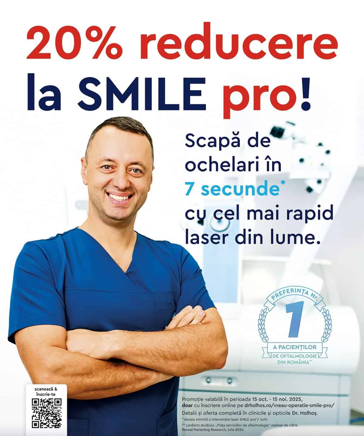 dr holhos operatia smile-pro oftalmologie operatie laser smile pro