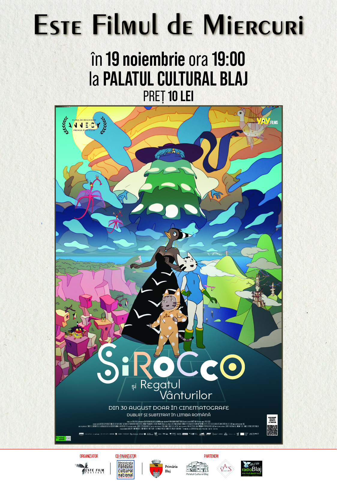 film, blaj, miercuri,afis