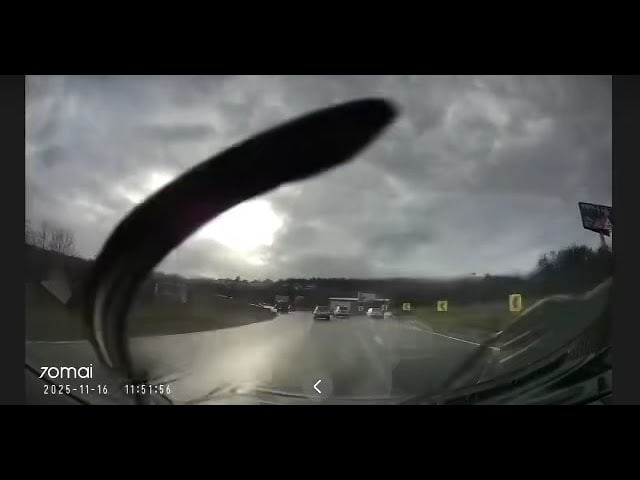 VIDEO: Momentul impactului în accidentul grav de pe DN 1 în care un bărbat din Alba și-a pierdut viața