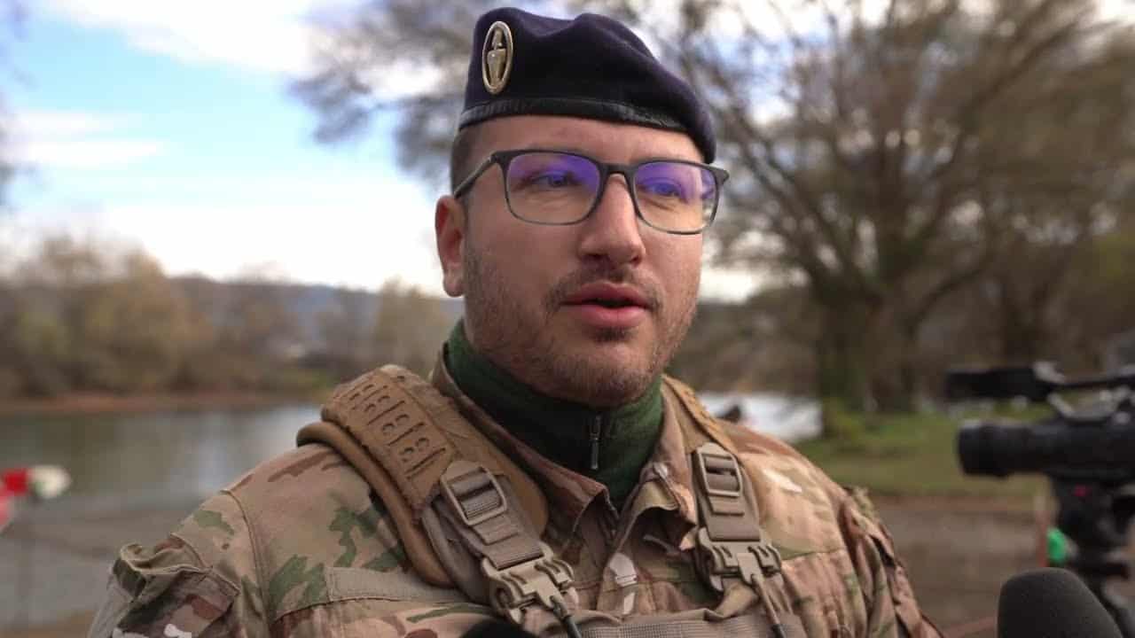 VIDEO: Vlad un sergent al armatei franceze, născut în România, prezent la exercițiul NATO din Alba. Cum a învățat limba română