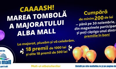majorat alba mall castigatori tombola aniversare