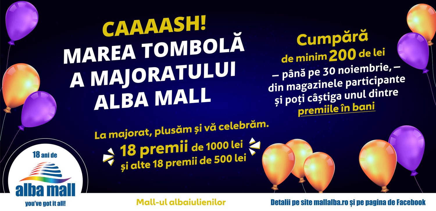 majorat alba mall castigatori tombola aniversare