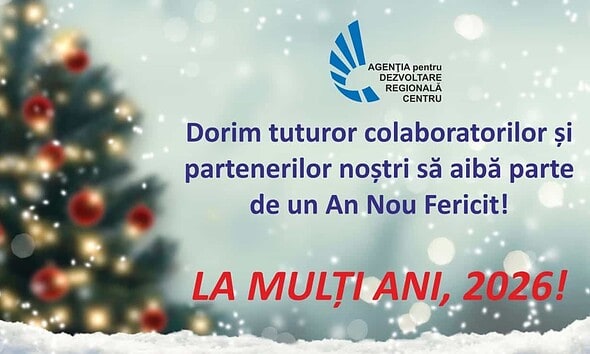 ADR Centru felicitare an nou fericit 2026