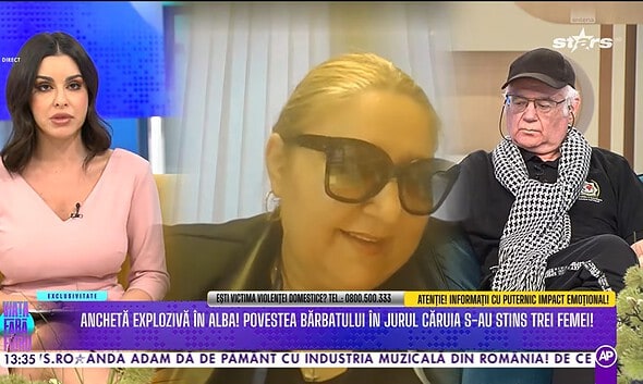 Imagine cu două persoane discutând despre cazul tragic din Sebeș.