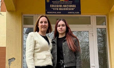 Elevă calificată la trei olimpiade naționale din Aiud.