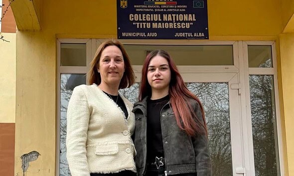Elevă calificată la trei olimpiade naționale din Aiud.