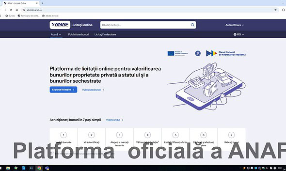 vânzarea bunurilor sechestrate
