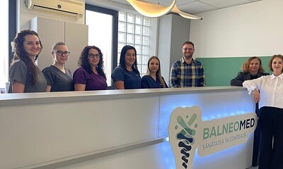 Echipa Clinica Balneomed Alba Iulia, centru multidisciplinar de recuperare.