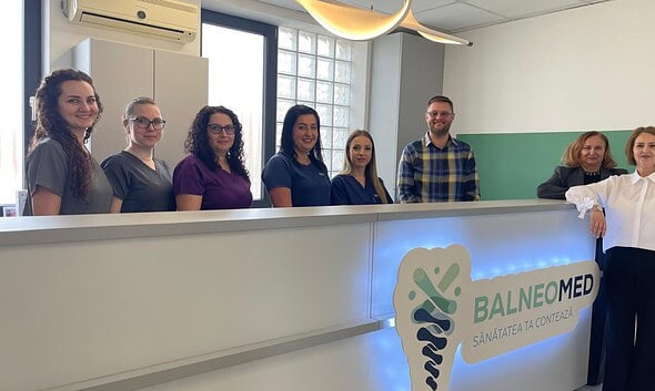 Echipa Clinica Balneomed Alba Iulia, centru multidisciplinar de recuperare.