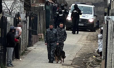 Polițiști în acțiune cu câini, verificări și amenzi în Galda de Jos.