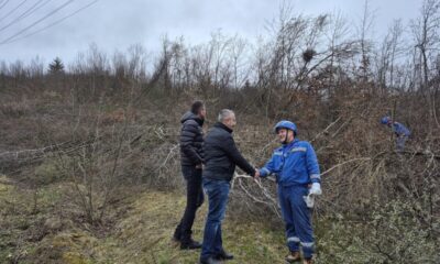 Prefectul Nicolae Albu inspectează lucrări și verificări în teren la Abrud și Roșia Montană.