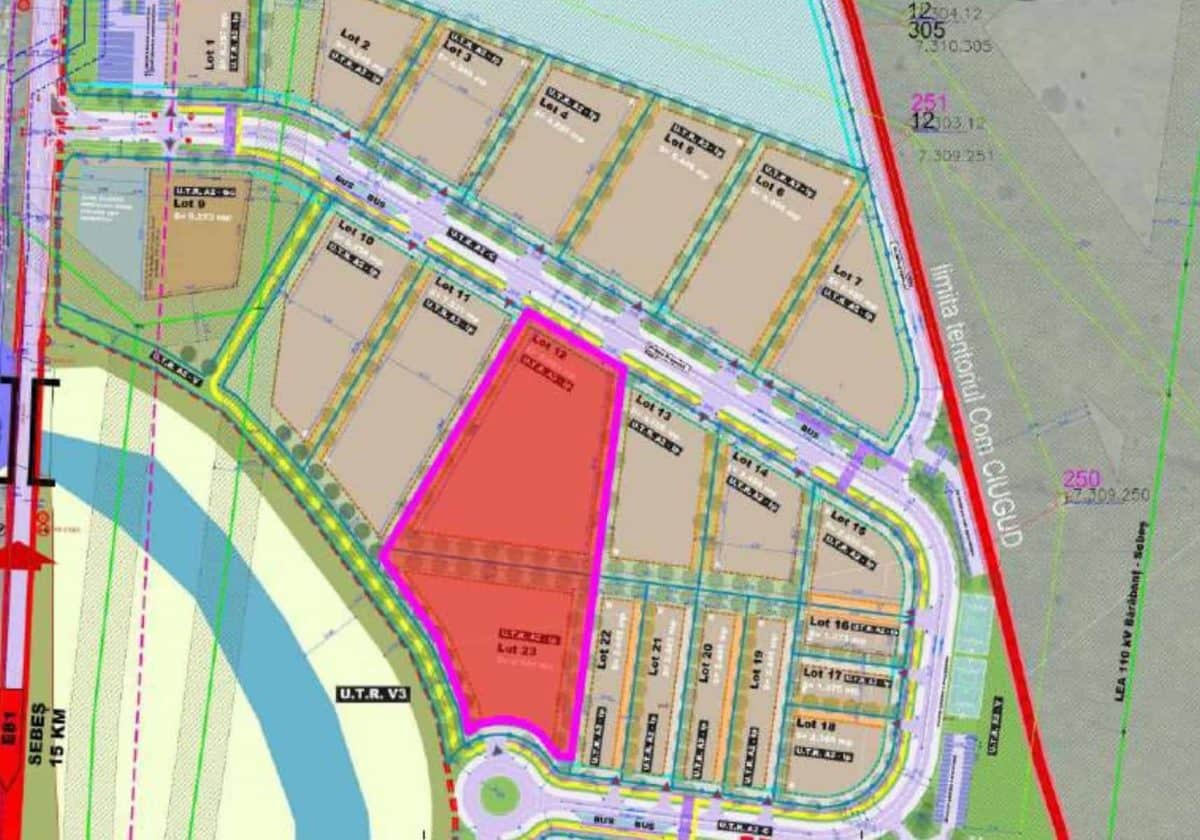 Autobază în planul de dezvoltare al orașului Alba Iulia, situată după descoperirile arheologice rece.