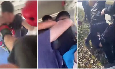 Imagini cu incidente în timpul aplicării pentru locuri de muncă în Alba.