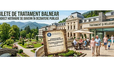 Bilete de tratament balnear pentru pensionari și salariați în unitățile CNPP, în 2026.