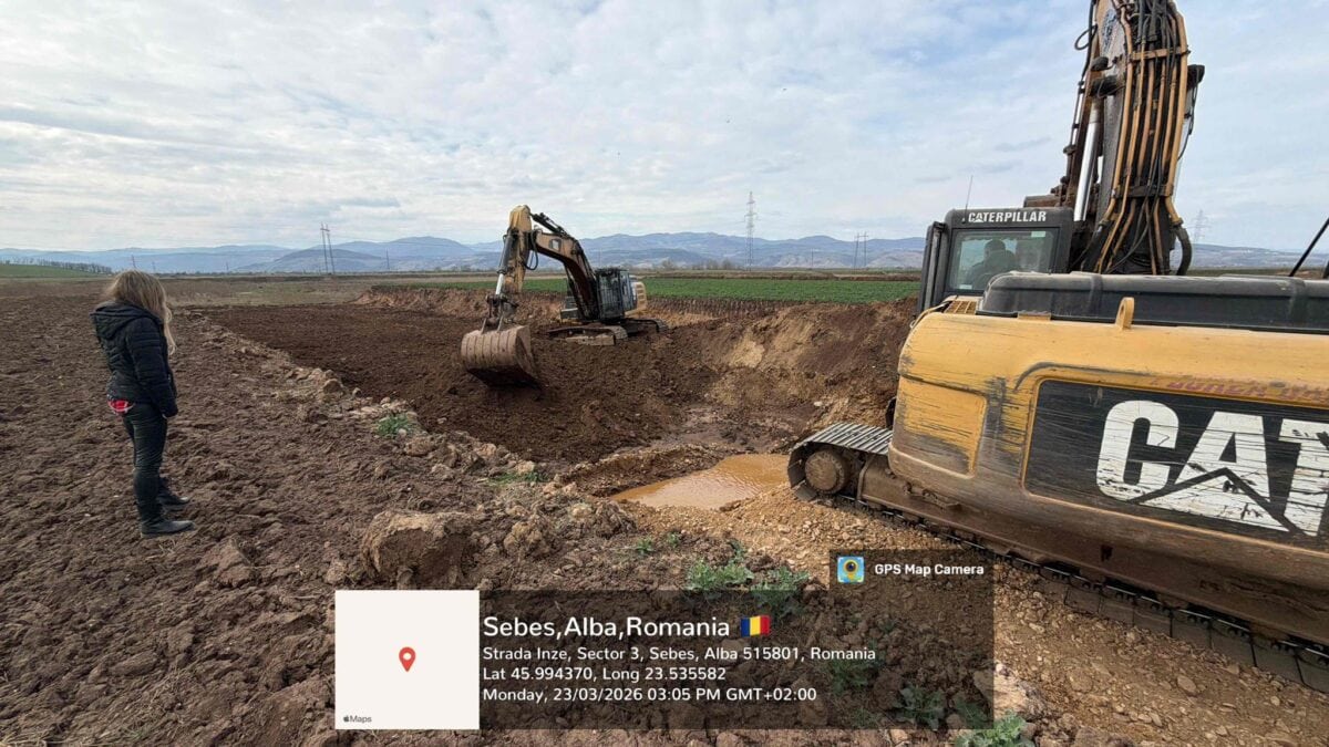 Inspectie cu bodycam în teren pentru protecția mediului în Alba.