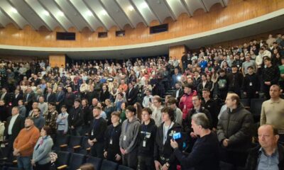 Elevi participanți la Olimpiada de Matematică 2026 în Alba Iulia.