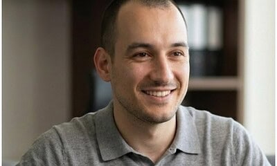 Răzvan Borza, cercetător de top în domeniul cancerului, în imagine.