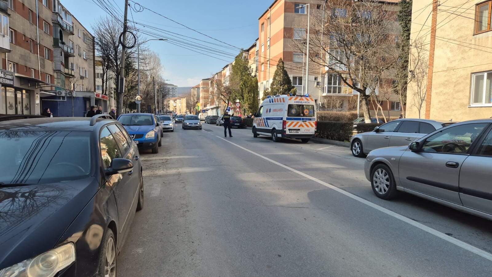 Accident rutier în Alba Iulia, femeie lovită de autoturism pe strada Cloșca.