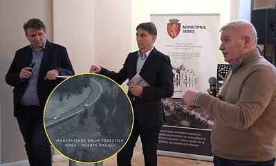 Discuție despre modernizarea drumului forestier Oașa la eveniment local.