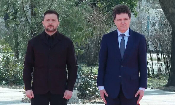 Volodimir Zelenski, președintele Ucrainei, ajunge la București pentru întâlnirea cu oficialii români.