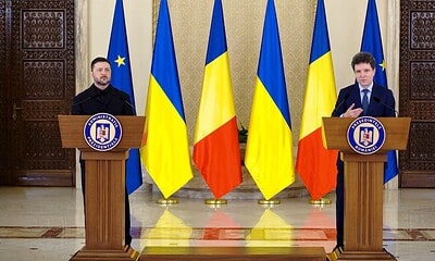 Nicușor Dan și Volodimir Zelenski semnează acorduri de cooperare în domeniul apărării și energiei.