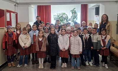 Elevi mici judecători în vizită educativă la Tribunalul Alba, în cadrul unui proiect școlar la Ciugu.