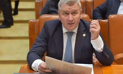 Deputatul Florin Roman vorbește în Parlament despre alianța AUR și PSD.