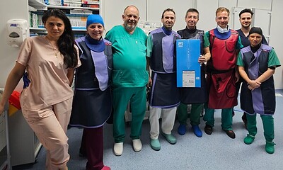 Procedură endovasculară revoluționară realizată de echipa medicală din Blaj.
