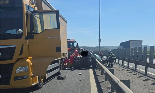 Accident rutier grav pe A1 Sibiu Sebes