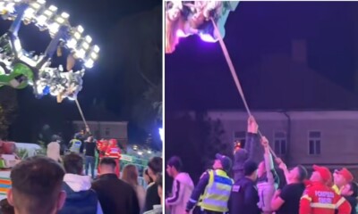 copii blocati carusel