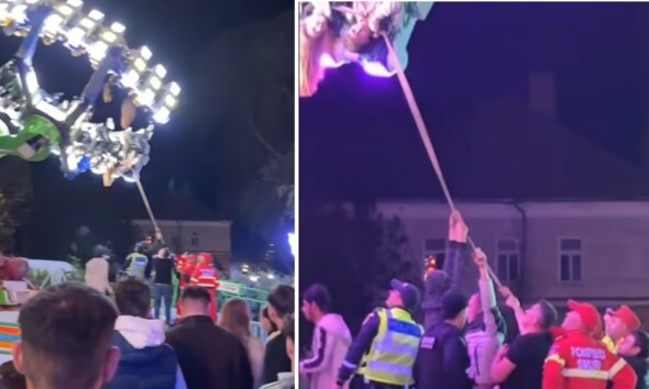 copii blocati carusel