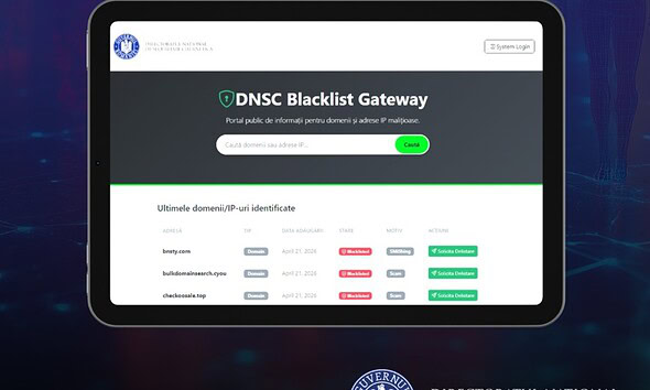 Verificare dacă un site este sigur sau riscant cu platforma DNSC.