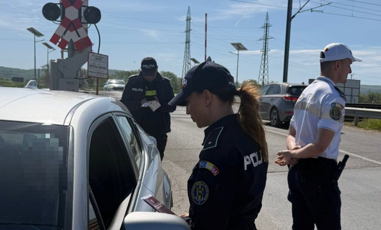 Actiune la trecerea de cale ferata