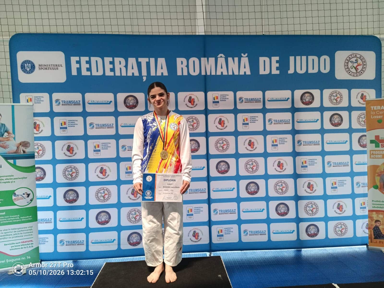 FOTO: Laura Alexia Bogdan și Alexandru Sibișan de la CS Unirea Alba Iulia, două medalii de aur la Campionatul Național de Seniori