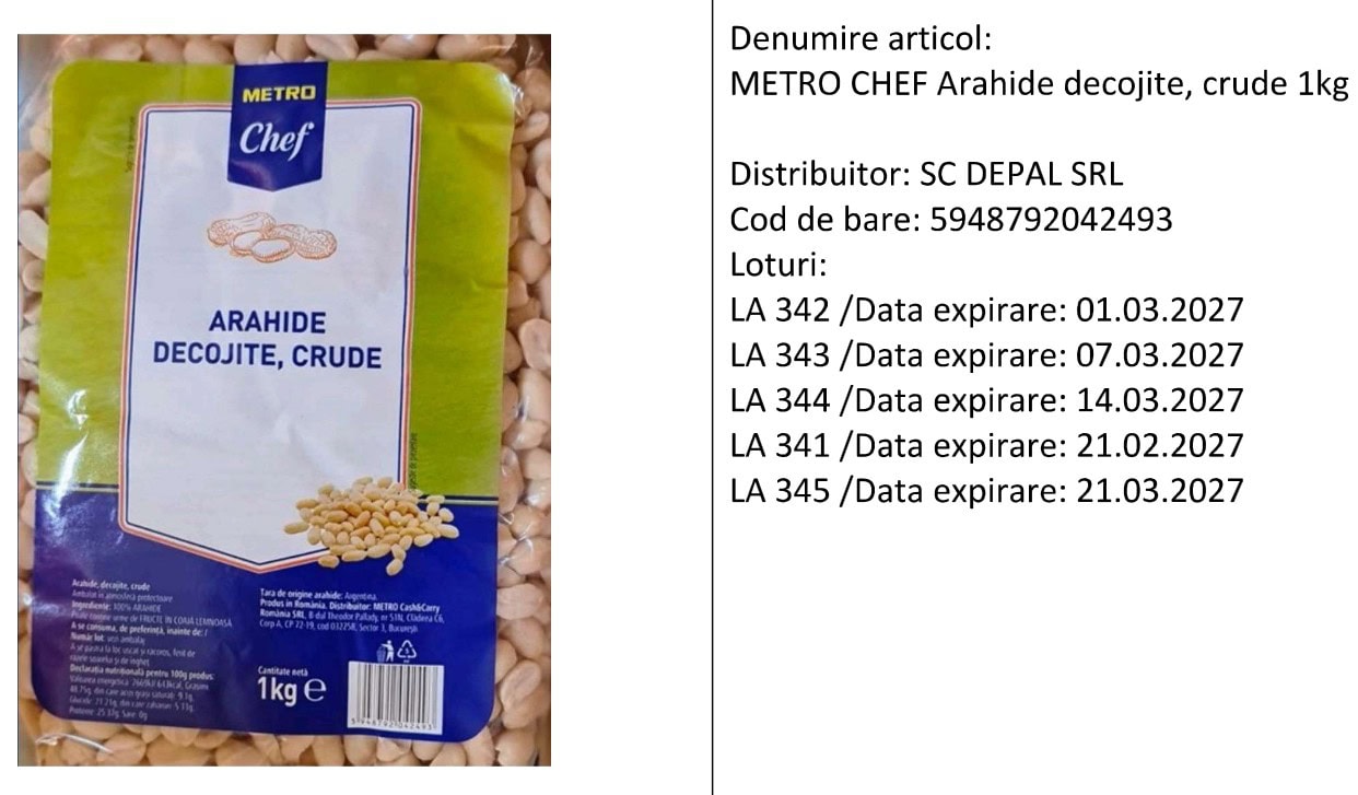 arahide metro chef retrase 1 kg