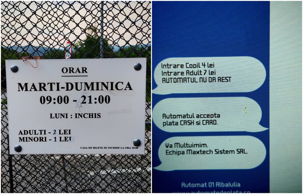 ȘTIREA TA Haos administrativ la Parcul Dendrologic din Alba Iulia: patru prețuri diferite și trei secunde să intri pe poartă