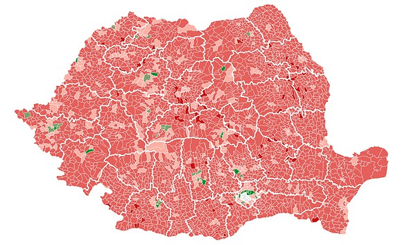 Harta indicele de sărăcie generală (2024)