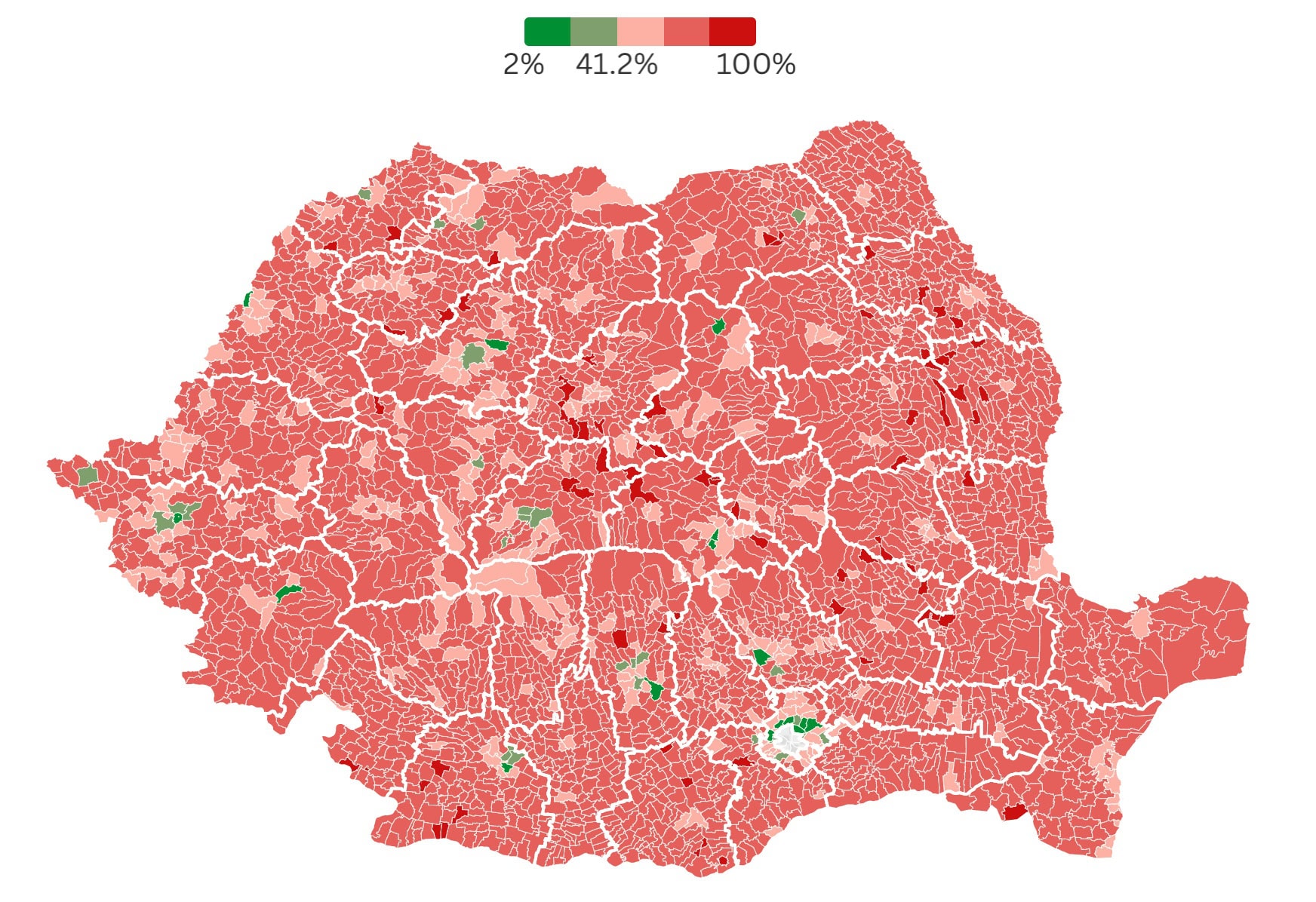 Harta indicele de sărăcie generală (2024)