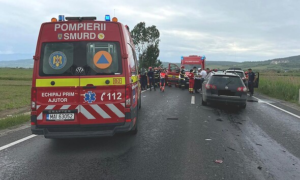 accident DN1 Sb avrig