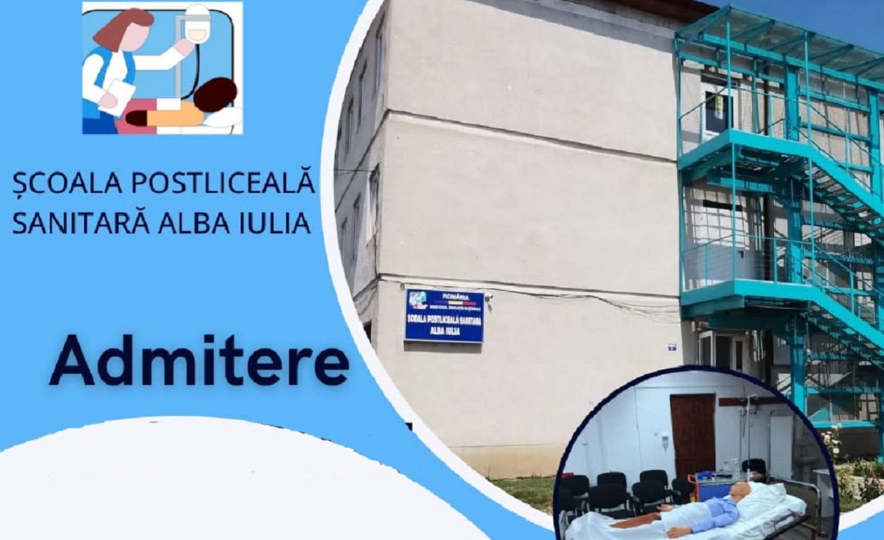 Admitere 2026 la Școala Postliceală Sanitară Alba Iulia: 56 de locuri fără taxă pentru asistent medical generalist