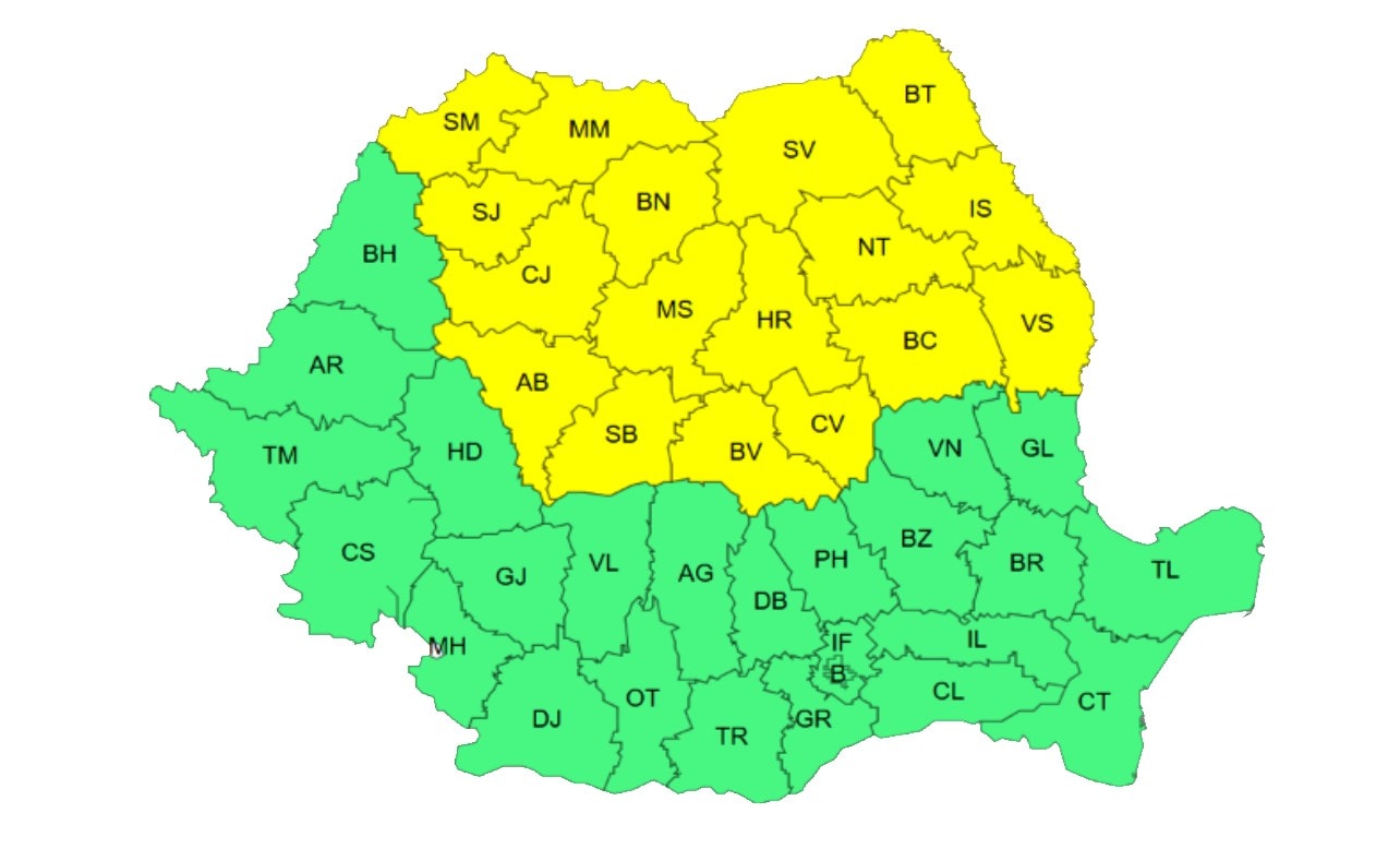 Cod galben de caniculă în Alba și în alte județe: Val de căldură persistent și disconfort termic accentuat