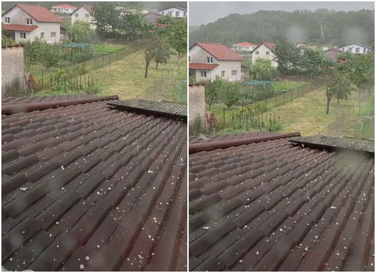 VIDEO ȘTIREA TA: Ploaie cu grindină, la Ciugud. Mai multe localități din județ, sub avertizare Cod Galben de furtuni