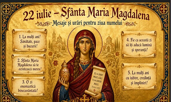 mesaje de sfanga maria magdalena