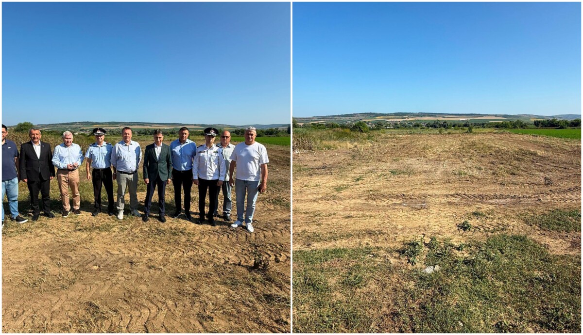 FOTO: A fost predat amplasamentul pentru construirea unei subunități de pompieri la Jidvei. Cum va arăta clădirea