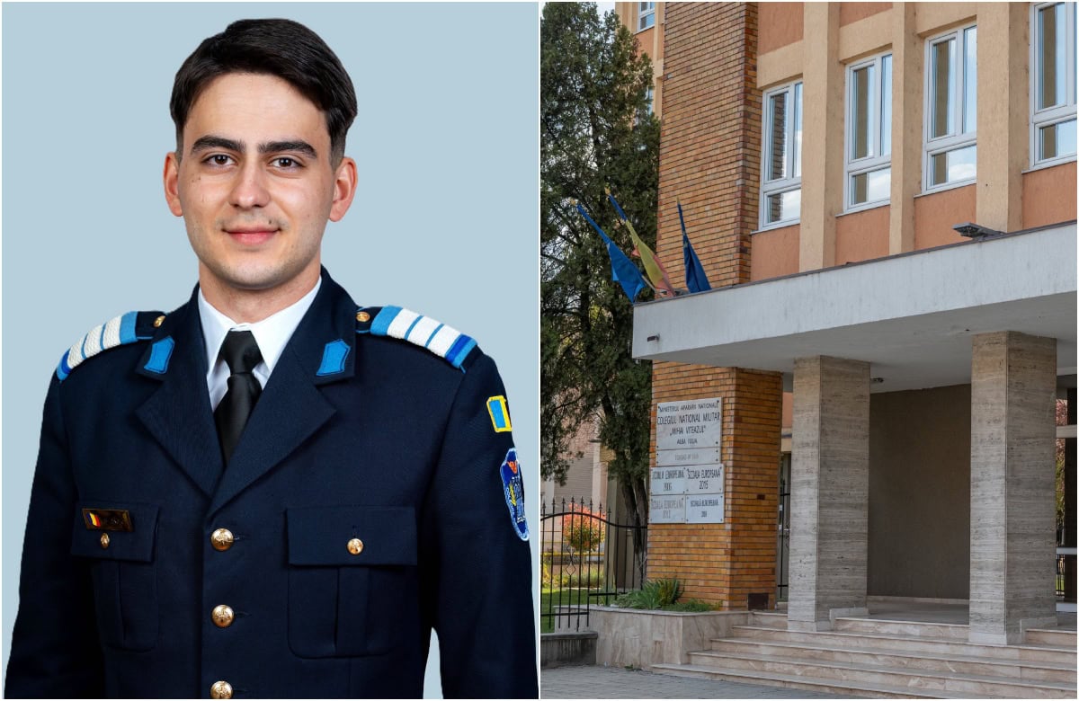 Claudiu Stanciu, șeful Promoției 2026 la Colegiul Militar din Alba Iulia. A absolvit cu media 9,96